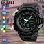 Чоловічий годинник Skmei 1343 Halk Чорний - мініатюра 4