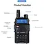 Портативна тактична рація Baofeng UV-5R 5W дводіапазонна з гарнітурою VHF136-174/UHF400-520 МГц (18835) - мініатюра 8
