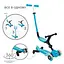 Самокат Globber Go Up Active Lights 360 колеса світяться до 20/50кг від 1 року блакитний (749-300) - мініатюра 2