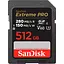 Карта памяти SanDisk 512GB SDXC class 10 UHS-II U3 V60 (SDSDXEP-512G-GN4IN) - миниатюра 1