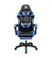 Кресло геймерское Kruger & Matz GX-150 с подставкой для ног Black/Blue - миниатюра 2