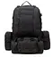 Тактический рюкзак 52л из ткани Oxford Черный - миниатюра 4