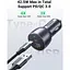 Зарядное устройство для Ugreen CD213 USB Type-C PD 3.0 + USB QC 3.0 52.5W (30+22.5) серый - миниатюра 6