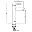 Змішувач для раковини Lidz (NKS) 12 32 001F-1 Никель - мініатюра 2