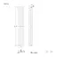 Радіатор дизайнерський Ideale Adele 12 5/2000/295 білий, Білий - мініатюра 5