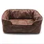 Лежак для собак та котів Zoo-hunt Форест двосторонній коричневий №3 60х80х23 см - мініатюра 2