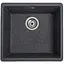 Гранітна кухонна мийка Romzha Mira U-400 Grafit (201) під стільницю - мініатюра 1