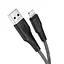 Кабель Hoco Lightning Airy silicone charging data cable X58, 1 м black - миниатюра 1