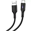 Кабель Hoco U79 Admirable smart power off charging data cable for Type-C Чорний - мініатюра 1