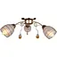 Люстра потолочная Brille классическая E14 40W G (LK-444C/3) - миниатюра 1