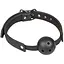 Кляп Easy Toys Ball Gag Plastic Gag With Air Holes 4.5 см чорний - мініатюра 1