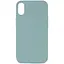 Чехол Silicone Case Full Protective AA No Logo для Apple iPhone XS Max 6.5 Бирюзовый/Turquoise - миниатюра 1