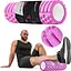 Роллер массажер (валик, ролик) Hop-Sport EVA 45см розовый - миниатюра 4