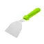 Шпатель скребок лопатка для теста из нержавеющей стали с пластиковой ручкой 25 см, Kitchen Master Салатовый 85286 - миниатюра 3