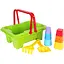 Песочный набор Technok Toys 4500 ведерко, лопатка, грабли и формочки - миниатюра 1