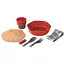 Набор пластиковой посуды Robens Leaf Meal Kit Fire (1046-690276) - миниатюра 1