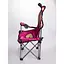 Детское кресло Lugi SJ-0065P туристическое складное 34х58х65 см розовое - миниатюра 2