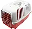 Переноска для тварин 48x31.5x33 см MPS PRATIKO 1 RED (двері металеві) - мініатюра 3