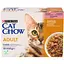 Влажный корм для взрослых кошек Purina Cat Chow Adult с лососем и зеленой фасолью 85 г х 10 шт. - миниатюра 1