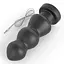 Анальна пробка LoveToy King Sized Vibrating Anal Rigger 20 см (чорний) - мініатюра 6