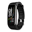 Умный фитнес браслет Lemfo C6T с датчиком температуры тела (Черный) - миниатюра 1