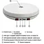Автоматичний поворотний стіл з регулюванням швидкості обертання Heonyirry C250, діаметр 25 см, білий - мініатюра 5