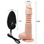 Реалистичный вибратор Baile Thunder Up Suction Base 22 см телесный - миниатюра 5