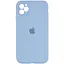 Чохол Epik Silicone Case Square Full Camera Protective AA для Apple iPhone 11 Pro Max 6.5 Блакитний/Lilac Blue - мініатюра 1