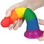 Фалоімітатор LoveToy Prider 7" 18.5 см райдужний - мініатюра 9