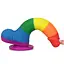 Фалоімітатор LoveToy Prider Dildo 7.5" 19.5 см райдужний - мініатюра 11
