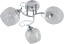 Люстра декоративна V XA1250/3 White+Chrome на 3 плафони - мініатюра 2
