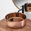 Умивальник Rea Ida rose gold накладний рожеве золото REA-U7401, Золотий - мініатюра 2