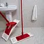 Плоская швабра с микрофибровой насадкой для мытья пола Серый 88131 - миниатюра 7