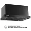 Вытяжка телескопическая PERFELLI ISEO 6PMF NERO - миниатюра 3