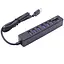 USB хаб (6 x USB, 1 x microSD/TF, 1 x SD/SDHC/SDXC). Длина шнура 90 см. - миниатюра 1