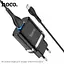 Зарядное устройство и кабель Hoco Micro USB cable Ardent charger set N1 1USB черные - миниатюра 7