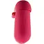 Силіконовий футляр New з карабіном для навушників Airpods 1/2 Червоний / Rose Red - мініатюра 4