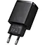 Зарядний пристрій Baseus Compact Quick Charger U+C 20W EU black (CCXJ-B01) - мініатюра 1
