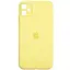 Чехол Epik Silicone Case Square Full Camera Protective AA для Apple iPhone 11, 6.1 Желтый/Yellow - миниатюра 1