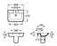 Умивальник Roca Gap A327474000, Білий - мініатюра 3