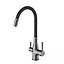 Змішувач для кухні під фільтр Frap з гнучким виливом F4396-15 Графитовый хром - мініатюра 1