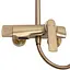 Душова система Rea Rebel brushed gold з виливом REA-P2414, Золотий - мініатюра 4