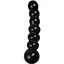Скляний фалоімітатор LoveToy Glass Romance 17.2 см чорний - мініатюра 1