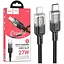 USB кабель Hoco U129 Type-C/Lightning PD27W 1 м - мініатюра 1