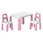 Дитячий стіл із двома стільцями 0457TXK рожевий - мініатюра 1
