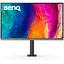 TFT 27" BenQ PD2706UA, 4K UHD, IPS, 99% sRGB, HDR10, HDMI, DP, USB-C, USB-hub, HAS, колонки - мініатюра 1