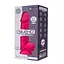 Фаллоимитатор с вибрацией SilexD Norman Vibro Pink (MODEL 1 size 8,5in), двухслойный, диаметр 5 см - миниатюра 2