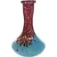 Колба для кальяна Craft Double color II Глянец Красно-голубая - миниатюра 1