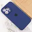 Чехол Epik Silicone Case Full Camera Protective AA для Apple iPhone 15 Pro 6.1 Синий/Deep navy - миниатюра 4
