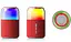 Портативна колонка Real-El RX705 5W Bluetooth TWS, RGB, Red - мініатюра 3